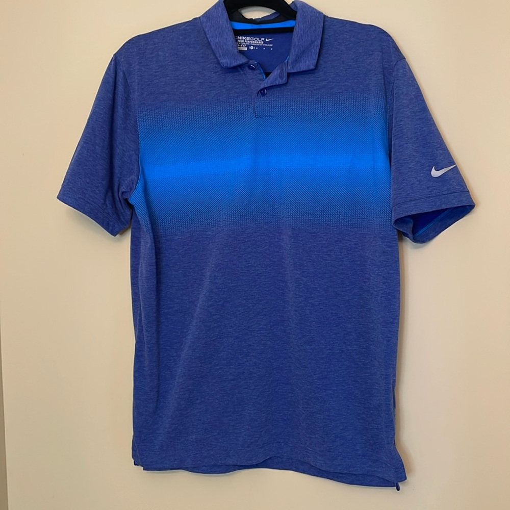 Nike Golf Tour Performance Men’s transition print Polo shirt size Medium